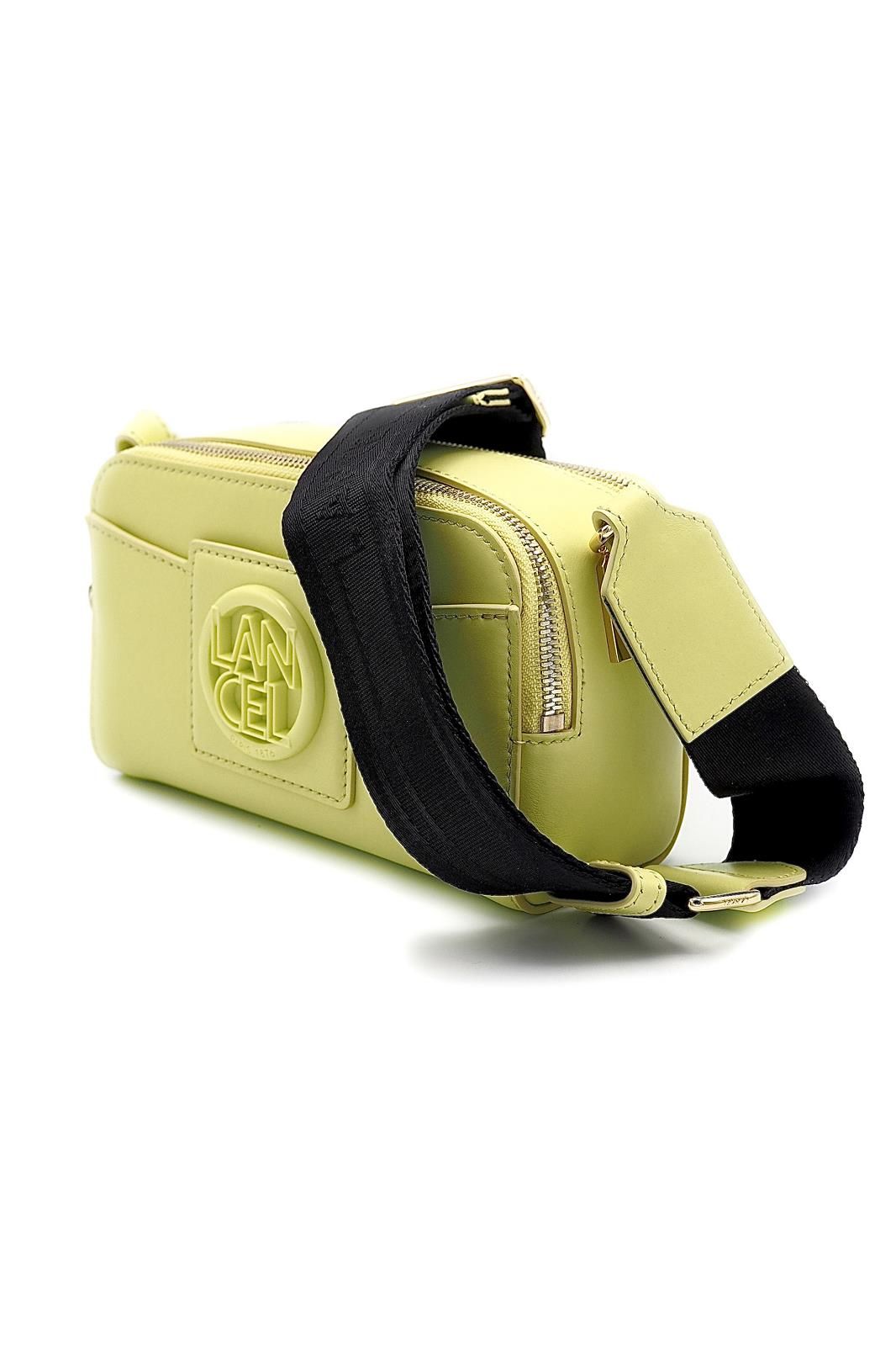 Petit sac en cuir jaune LANCEL Marine