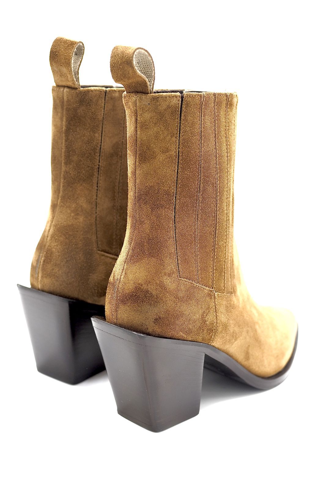 Laura Bellariva boots Naturel femmes (LBEL-Santiag pointue - 6280 Santiag cognac nubuk) - Marine | Much more than shoes