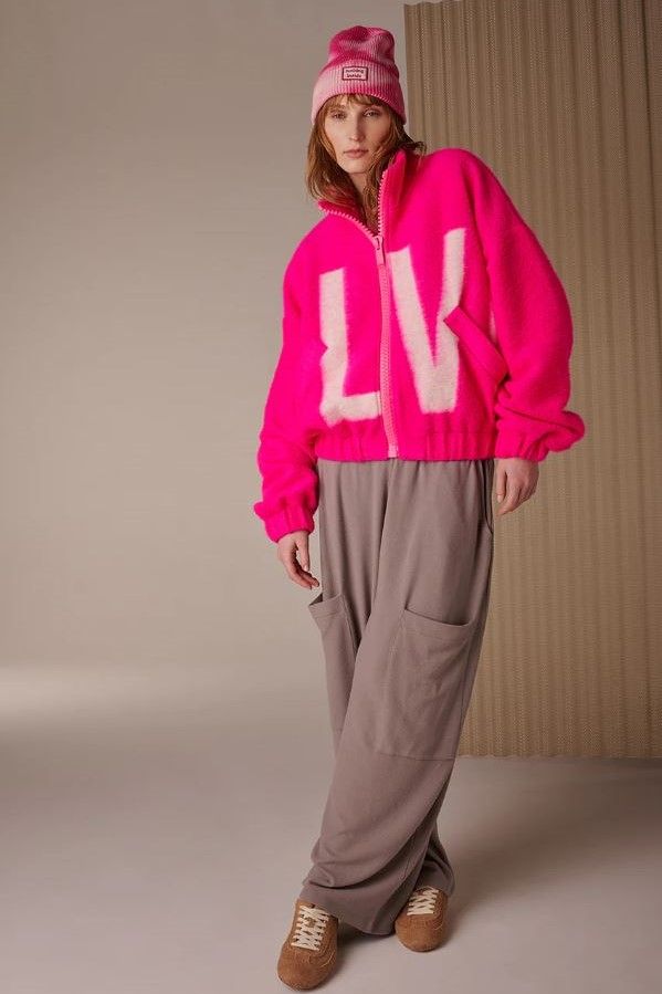 Liv Bergen manteau Rose