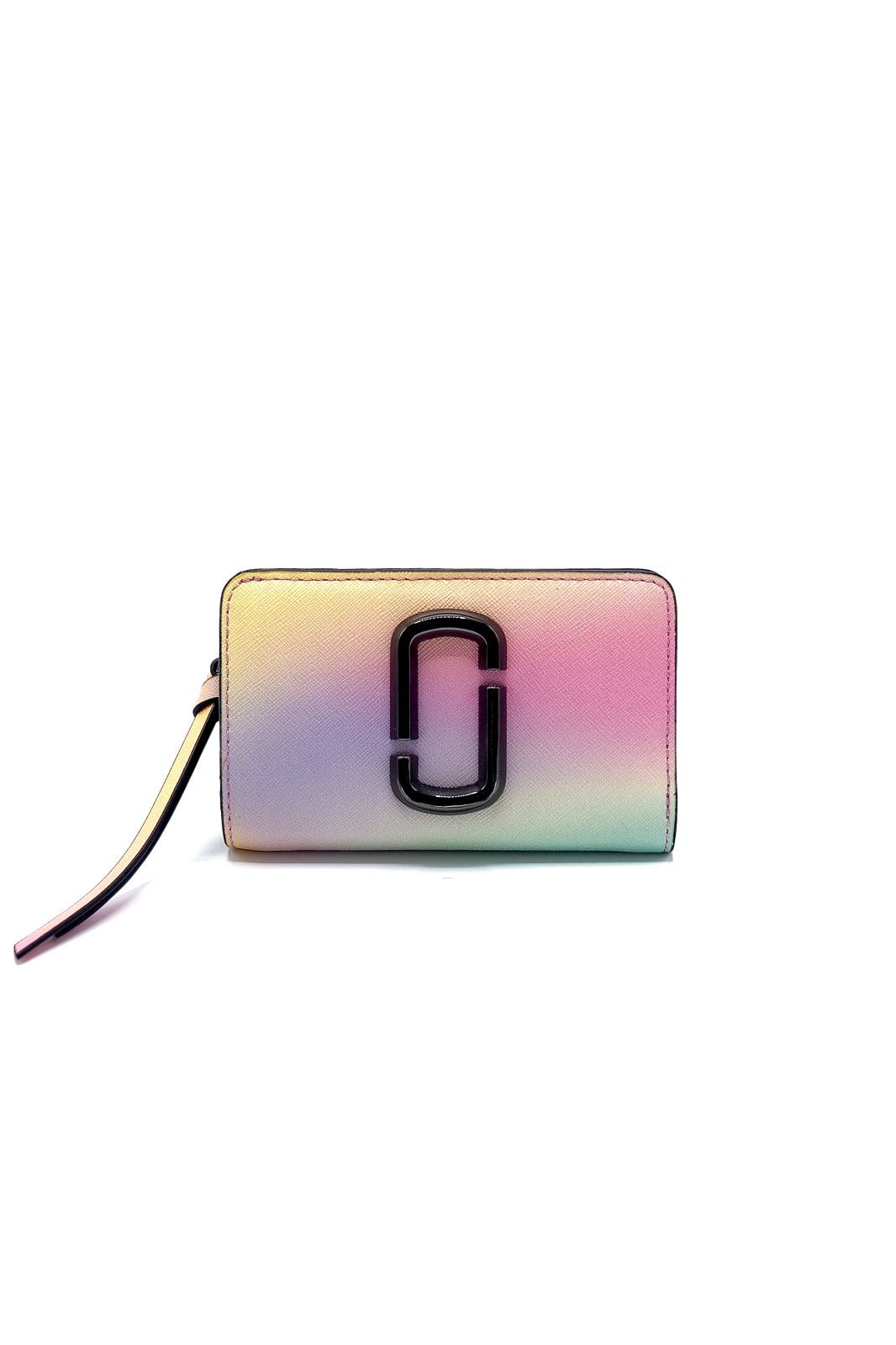 Marc Jacobs porte feuilles Multicolor femmes (MJACOBS-SNAPSHOT PF - COMPACT WALLET licorne) - Marine | Much more than shoes