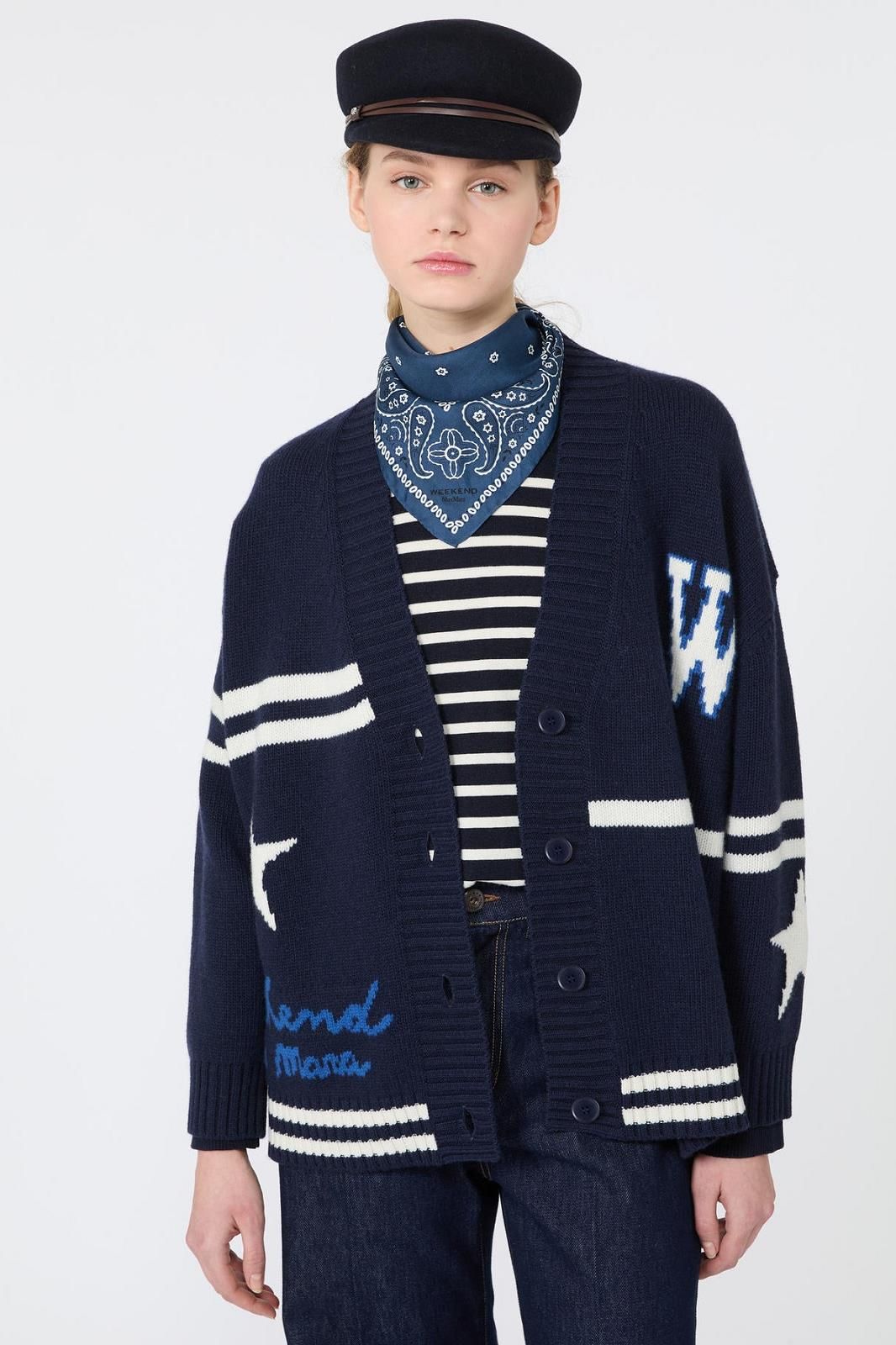 MaxMara-Weekend cardigan Bleu