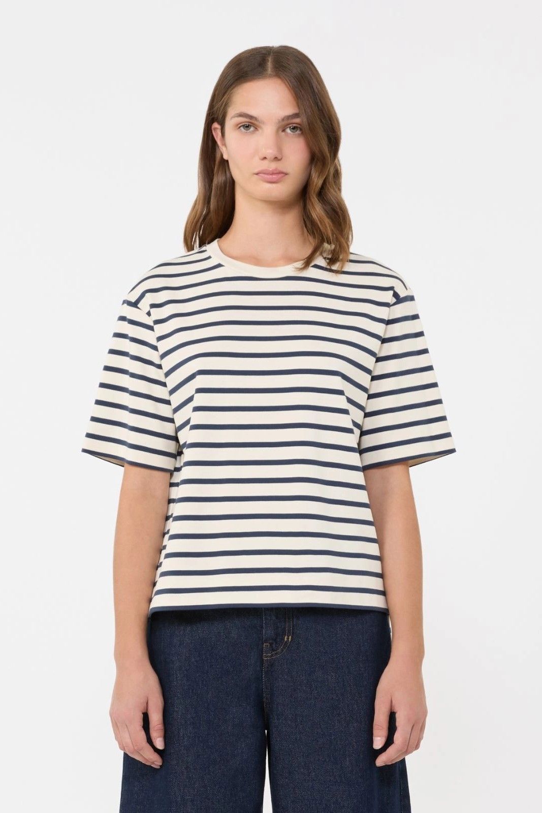 MaxMara-Weekend tee-Shirt Bleu/blanc