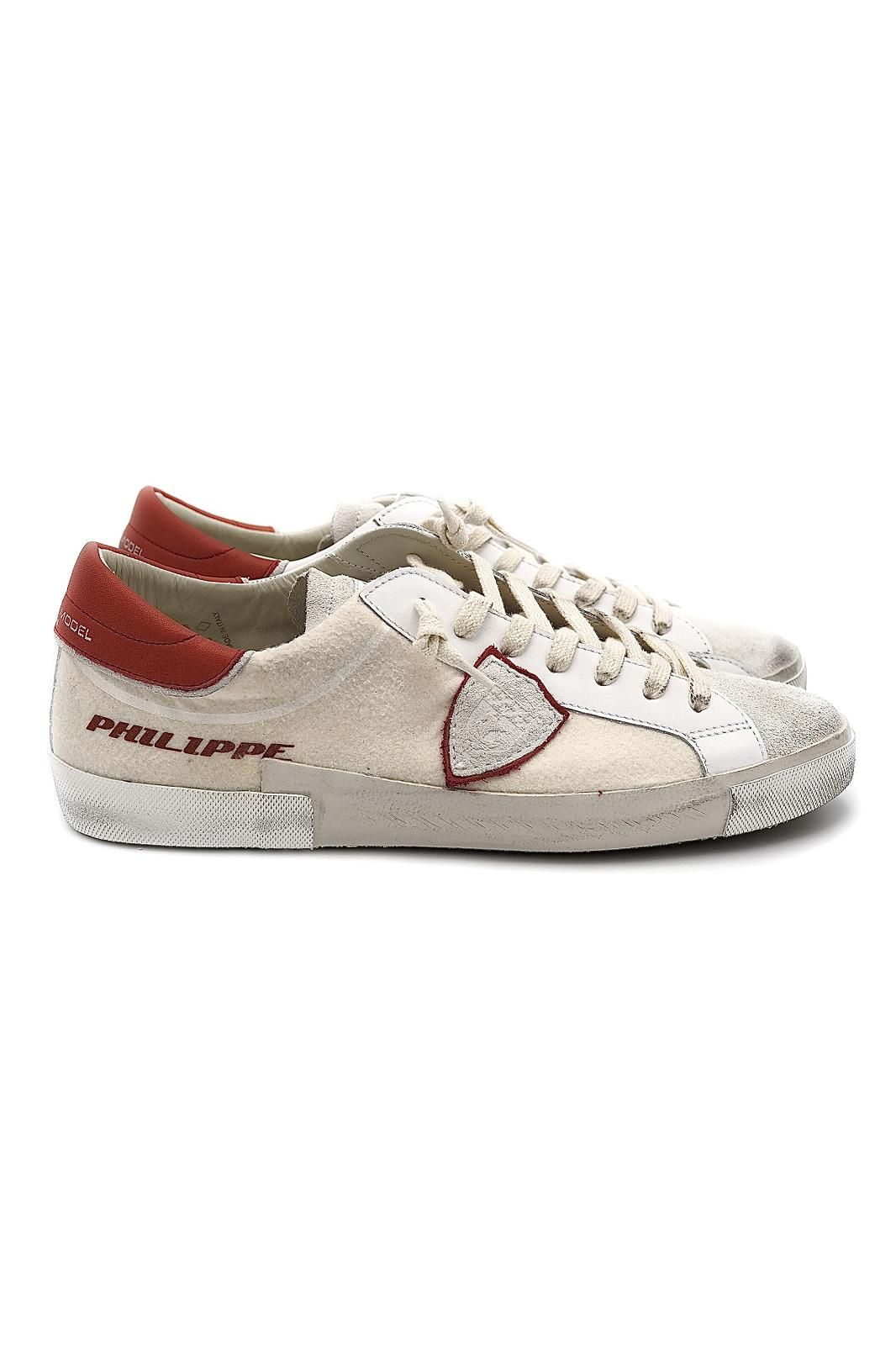 Philippe Model basket bas Blanc Philippe Model basket bas Blanc