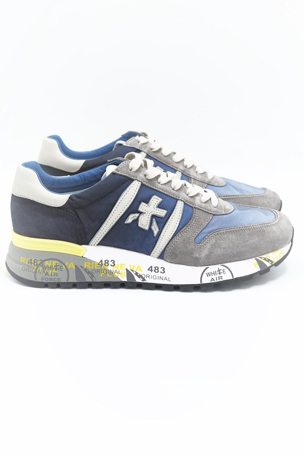 Premiata basket bas Bleu-multi Premiata basket bas Bleu-multi