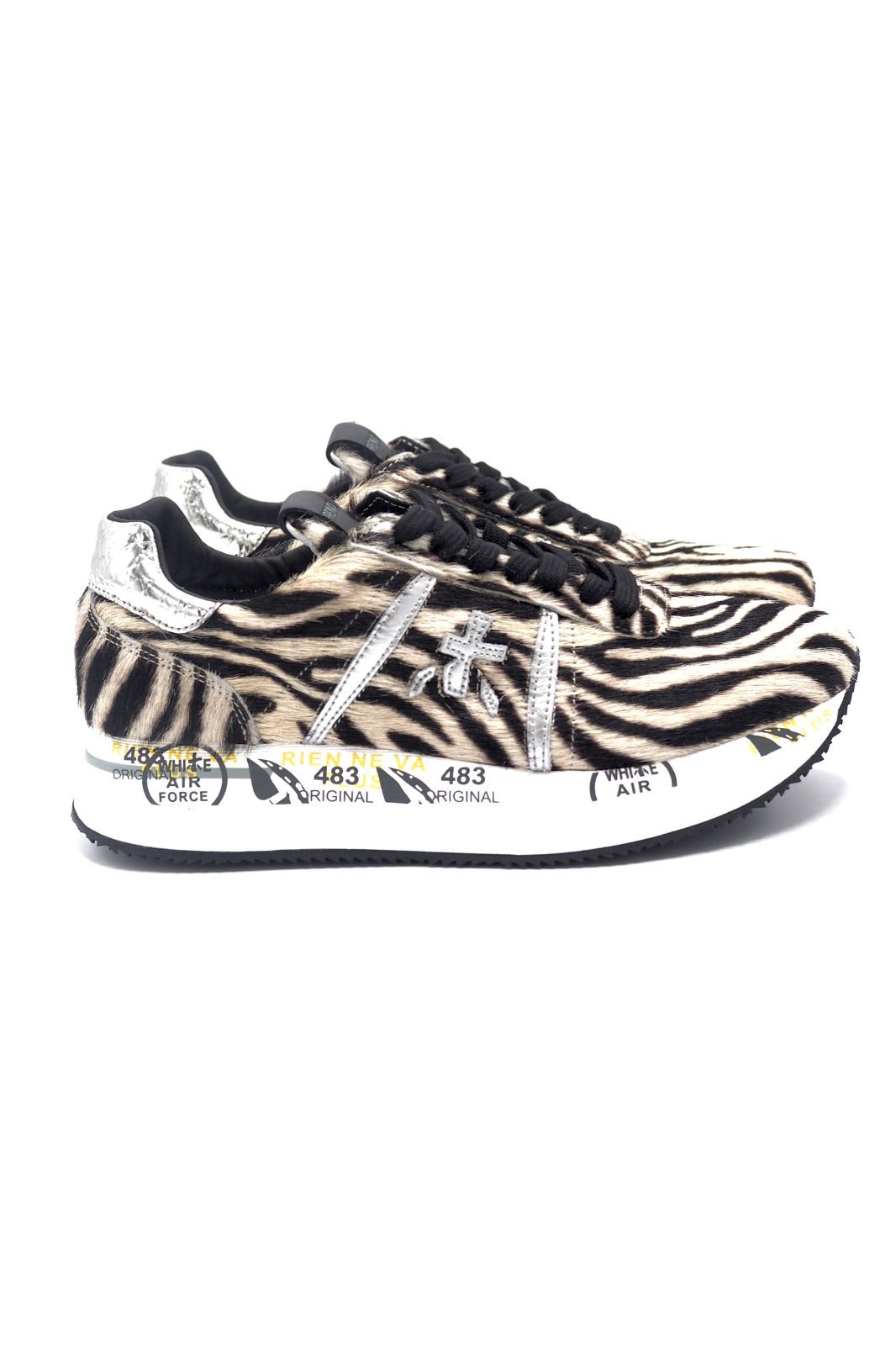 Premiata basket bas Noir/blanc Premiata basket bas Noir/blanc