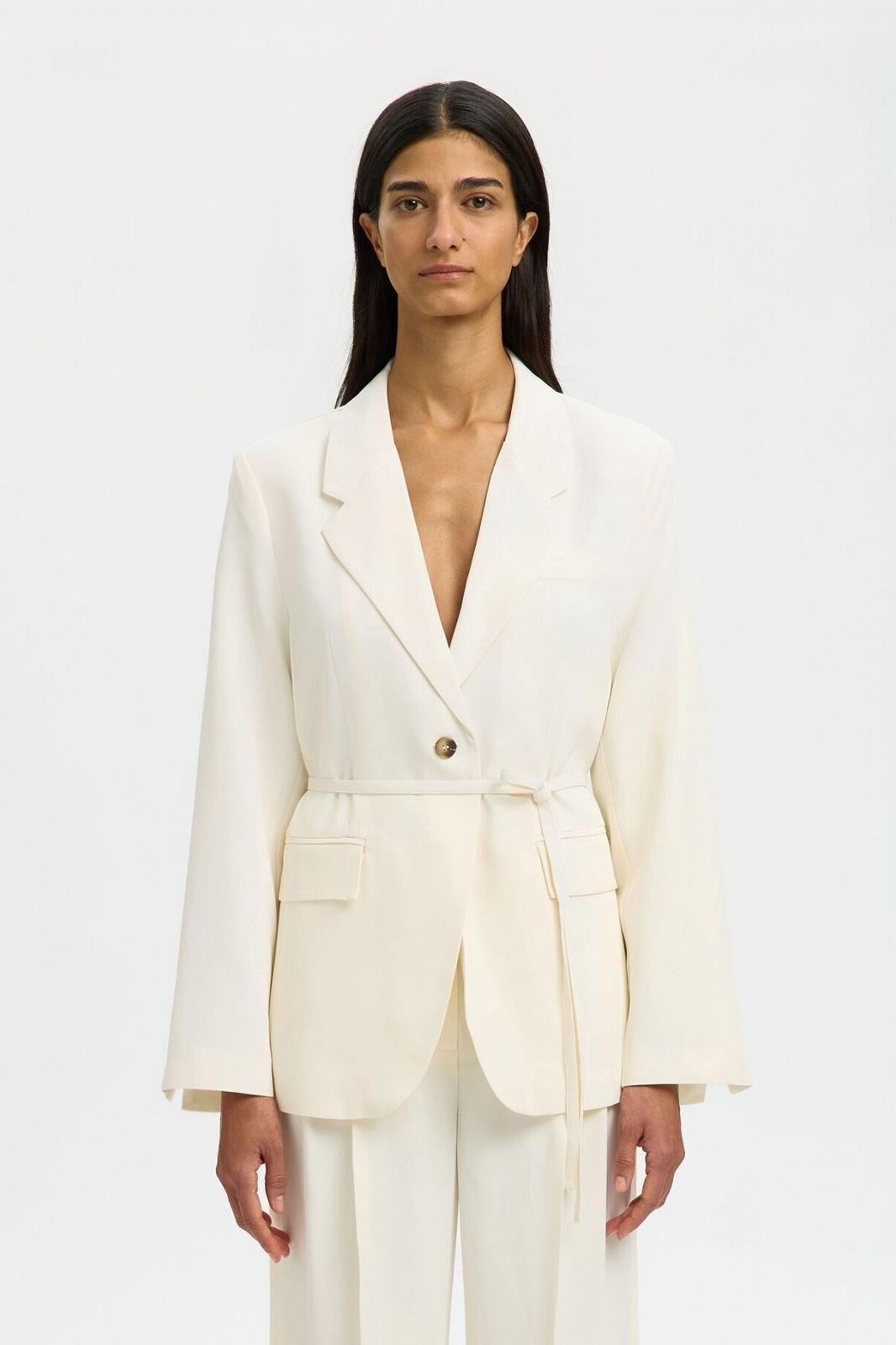 Selected Femme blazer Blanc