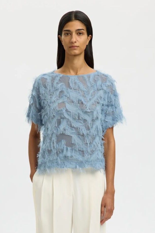 Selected Femme blouse Bleu