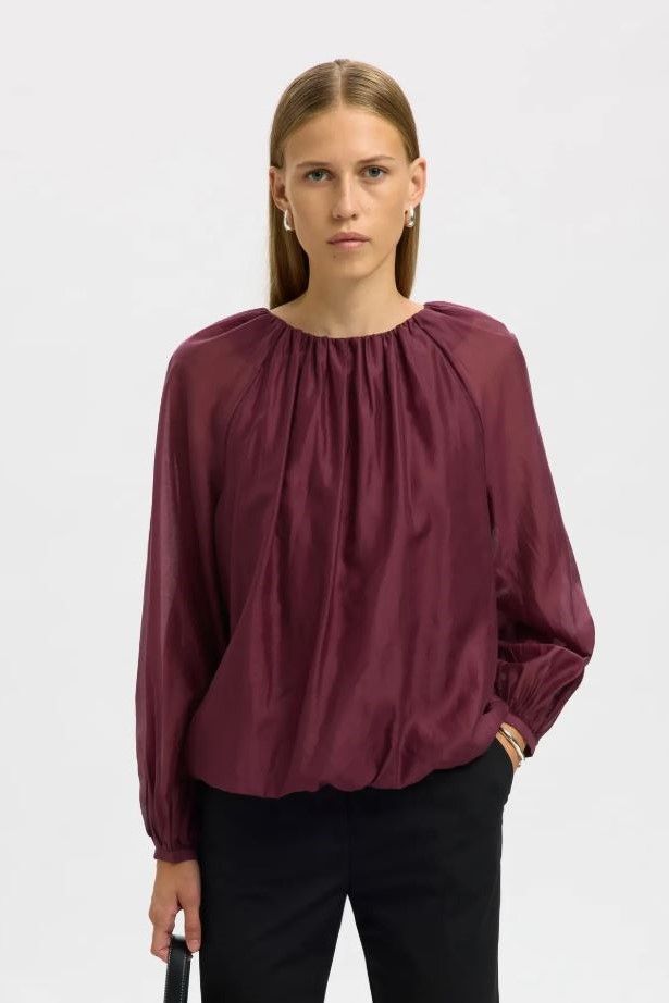 Selected Femme blouse Bordeaux Selected Femme blouse Bordeaux