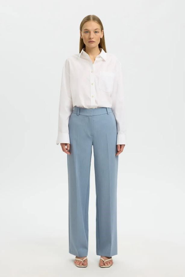 Selected Femme pantalon Bleu