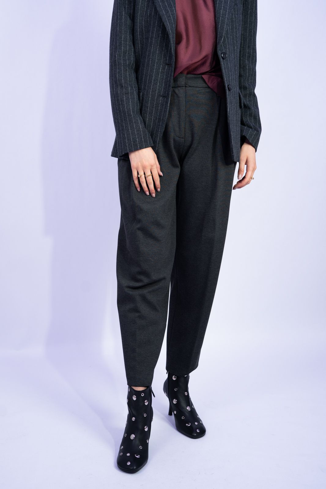 Selected Femme pantalon Gris