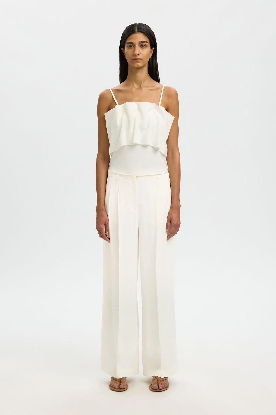 Selected Femme pantalon Blanc