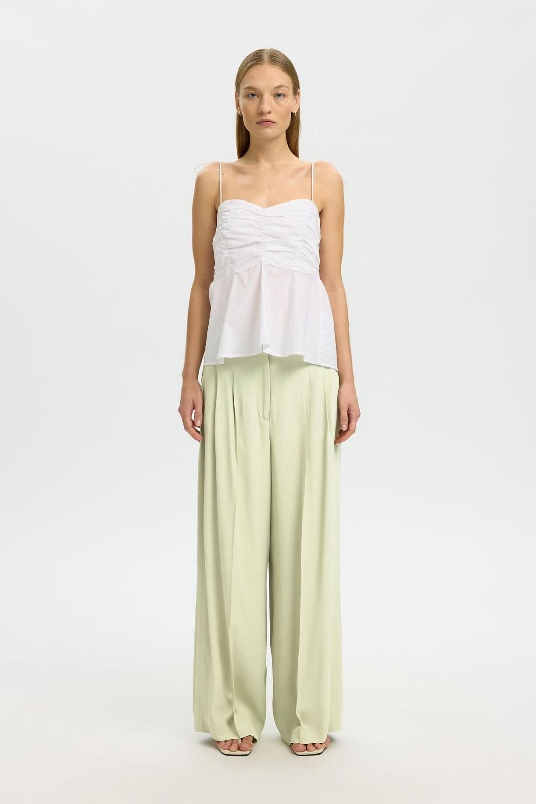 Selected Femme pantalon Vert