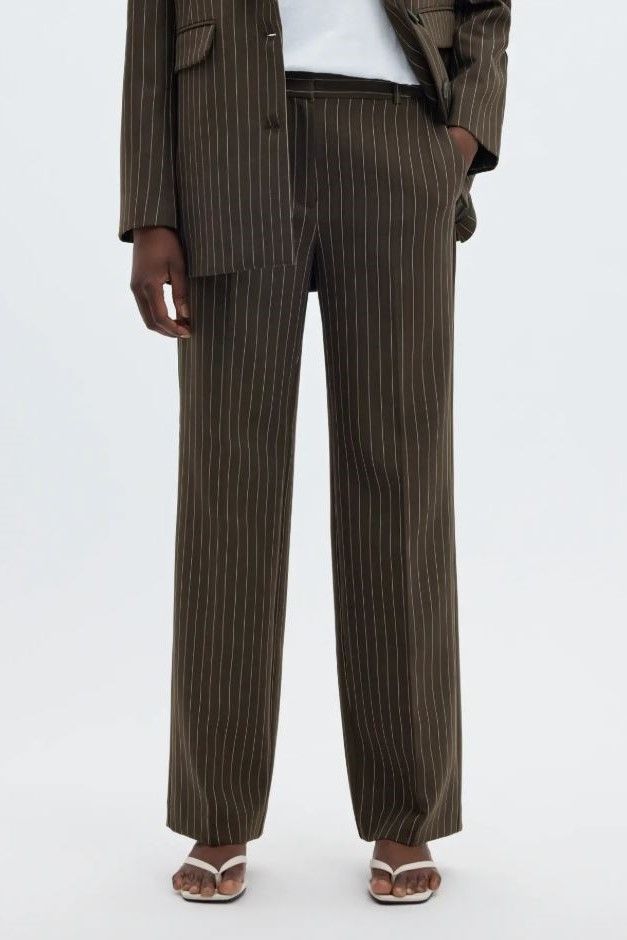 Selected Femme pantalon Brun