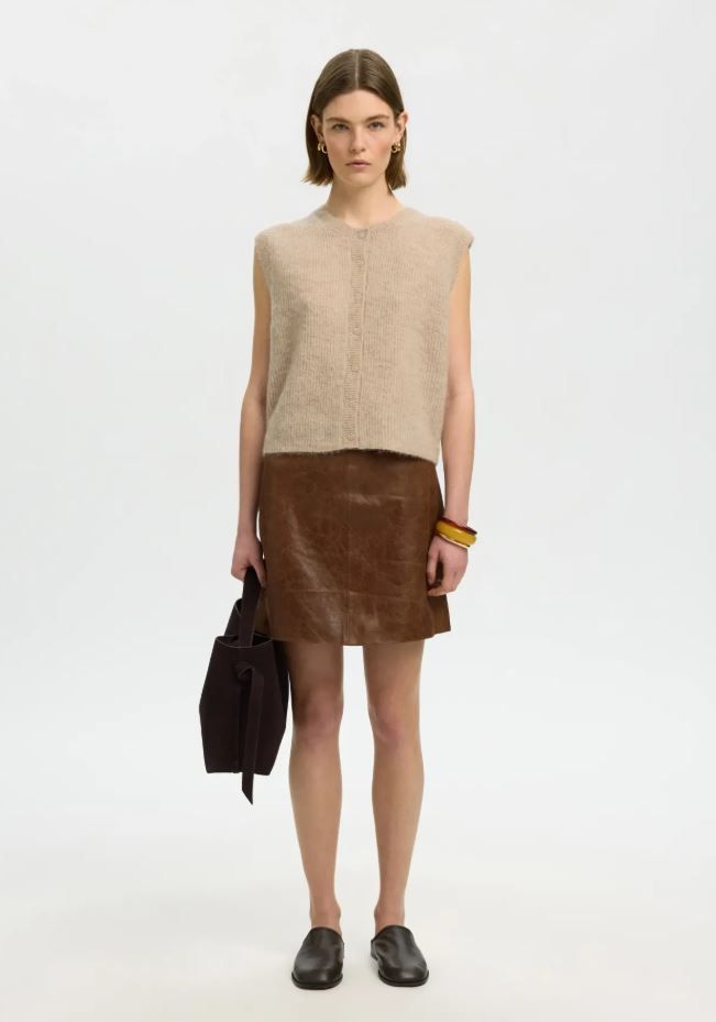 Selected Femme cardigan Ecru