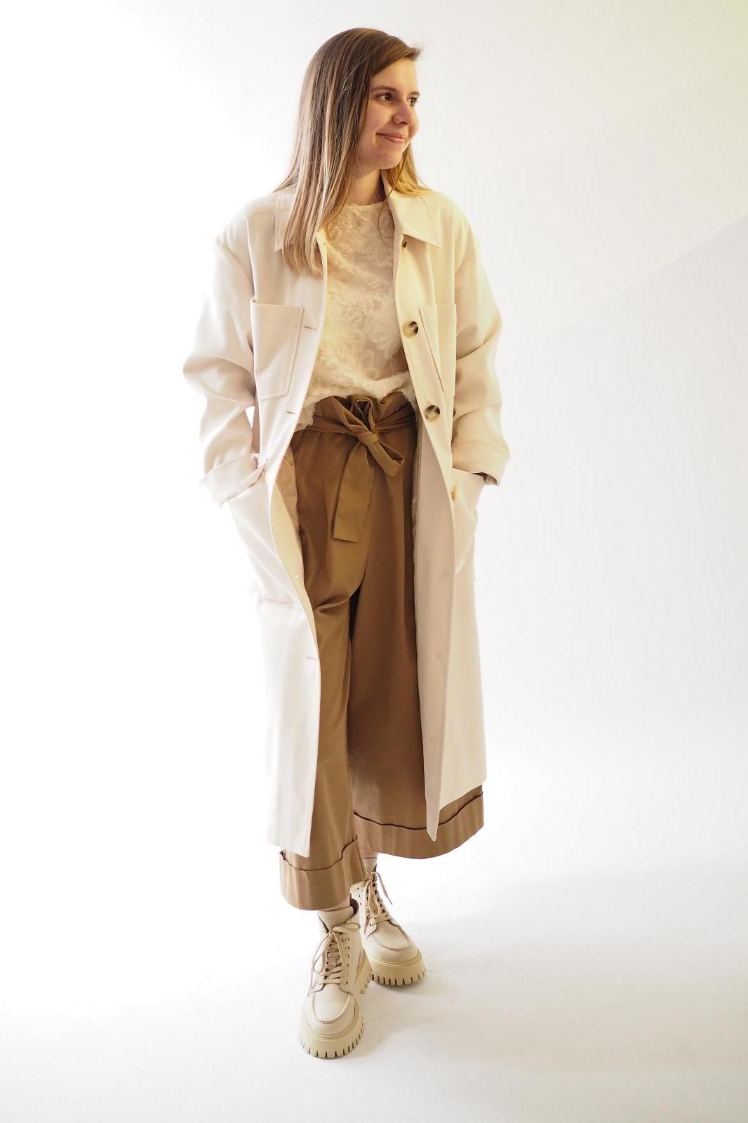 Selected Femme manteau Ecru Selected Femme manteau Ecru