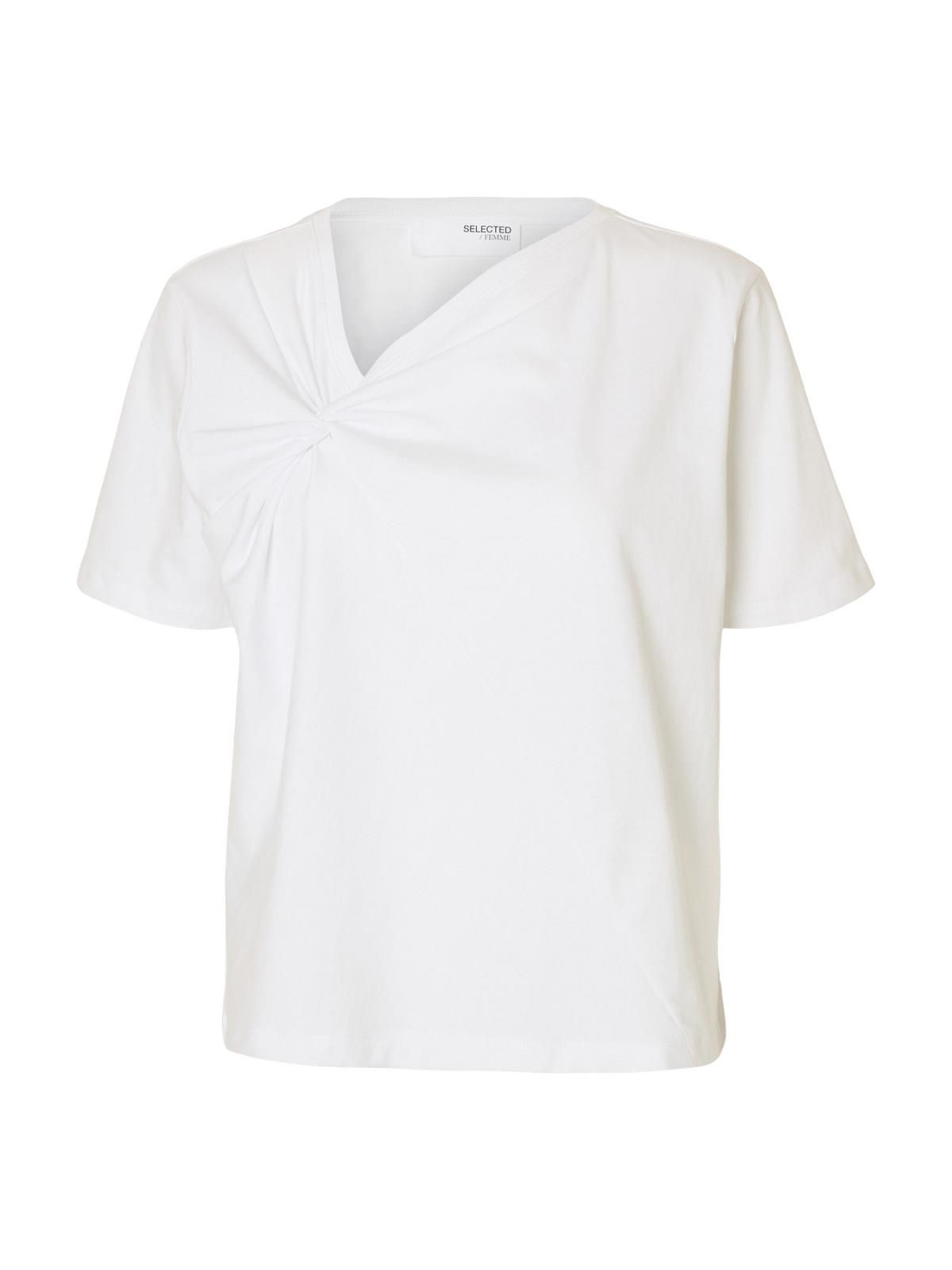 Selected Femme tee-Shirt Blanc