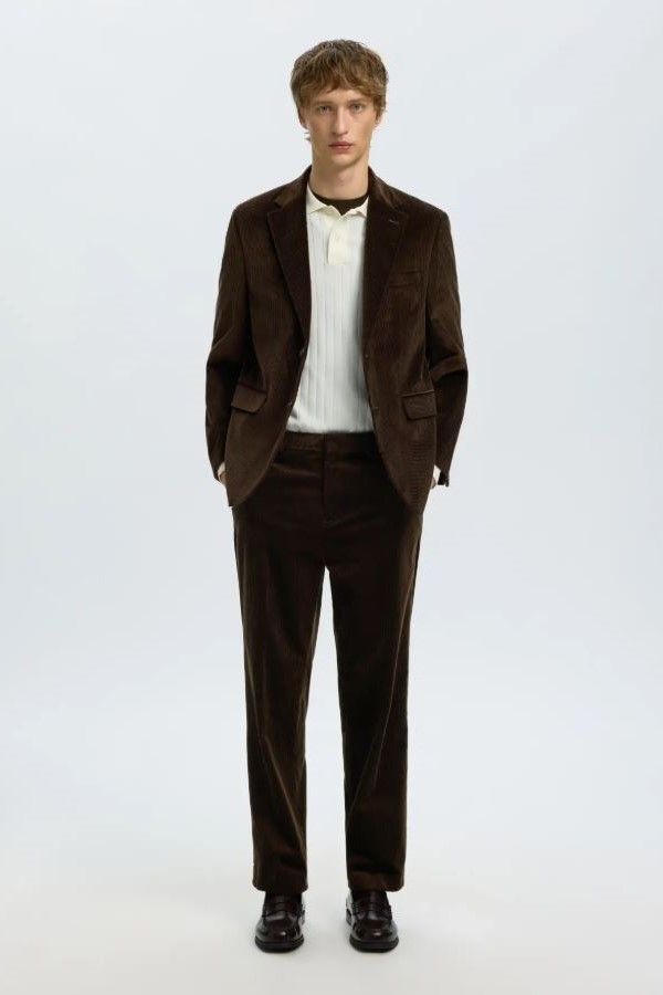 Selected  Homme blazer Brun