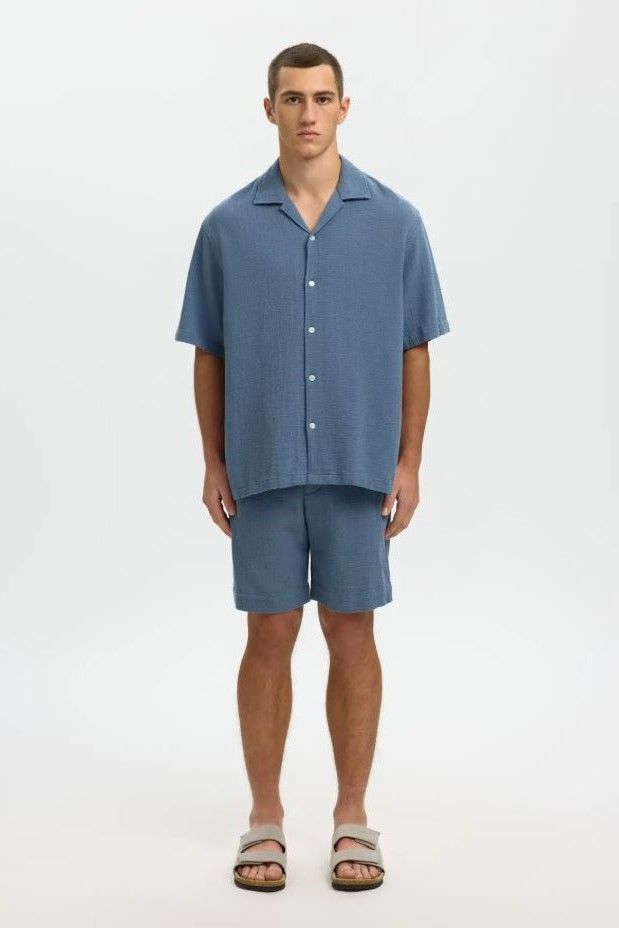 Selected  Homme short Bleu