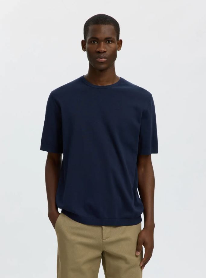 Selected  Homme tee-Shirt Bleu