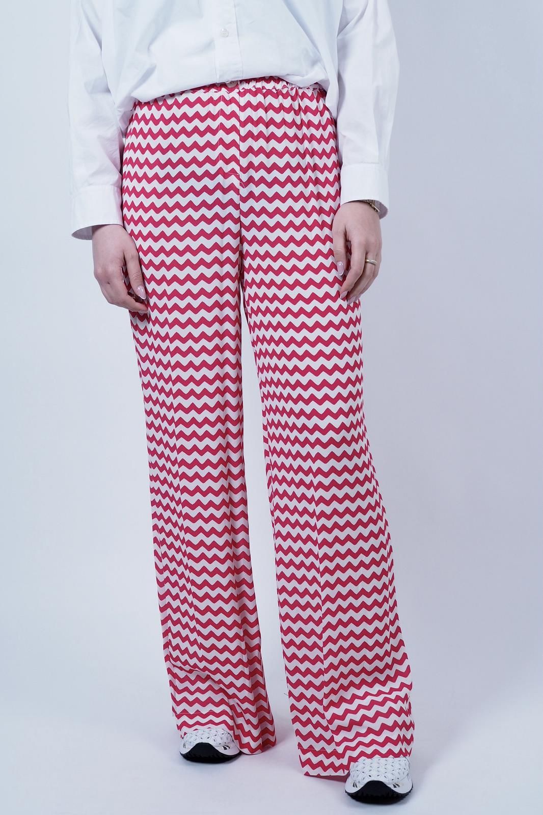 Pantalon blanc & rouge 