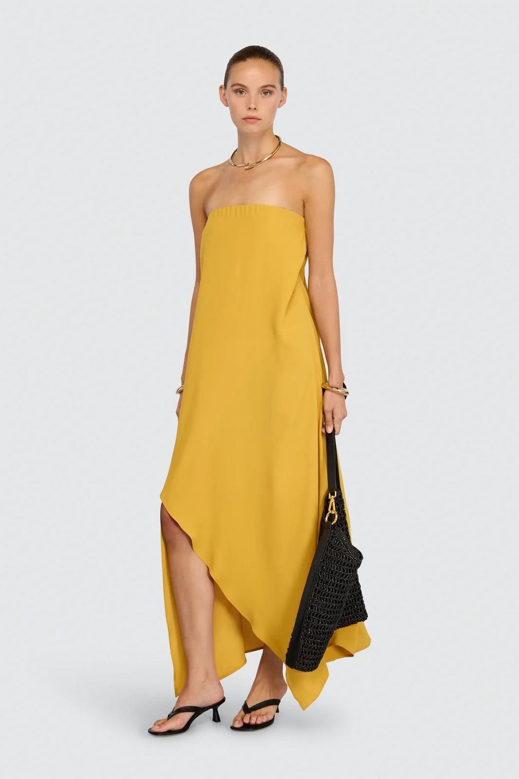 Semi Couture robe Jaune