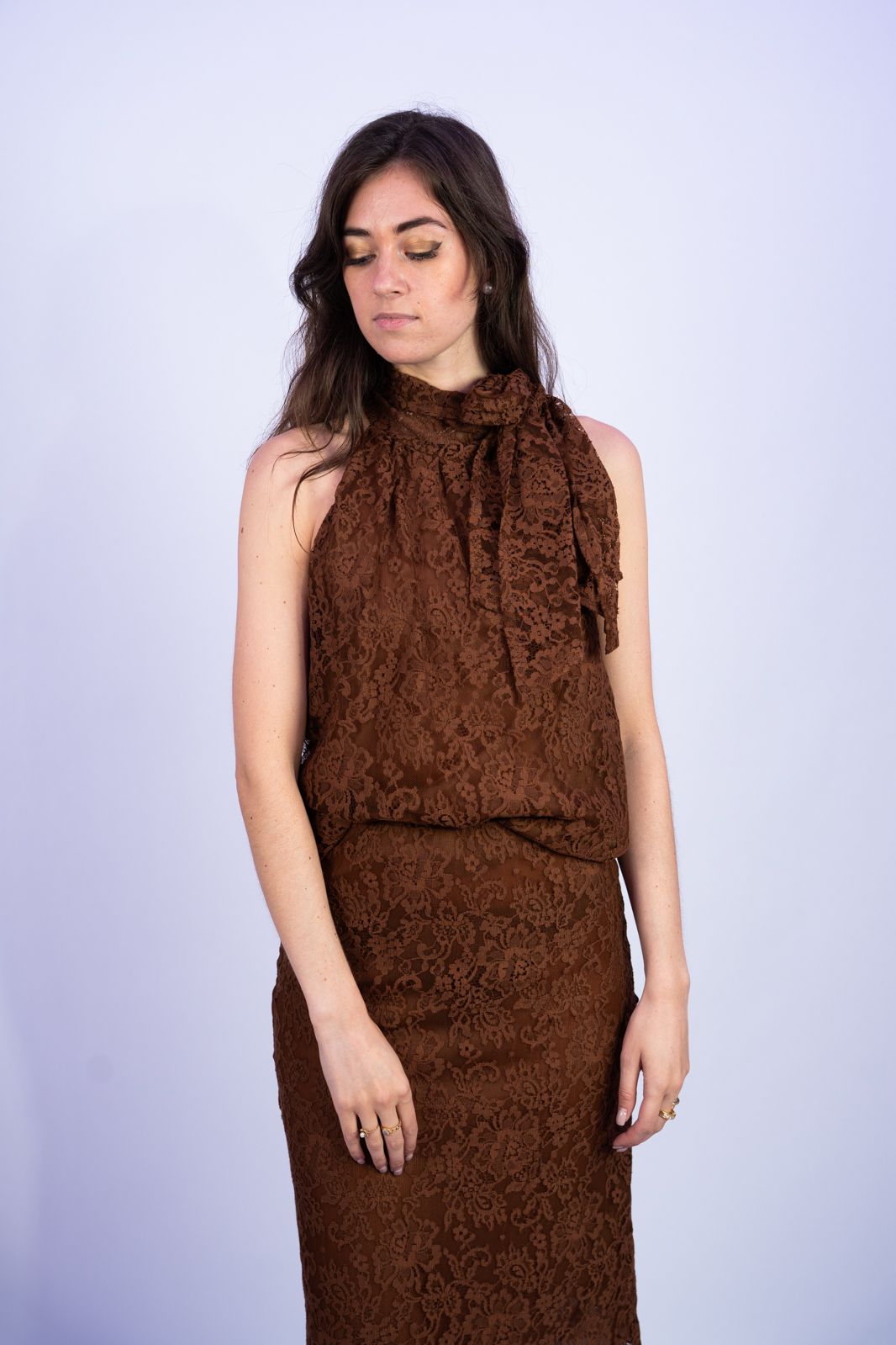 Semi Couture top Camel Semi Couture top Camel