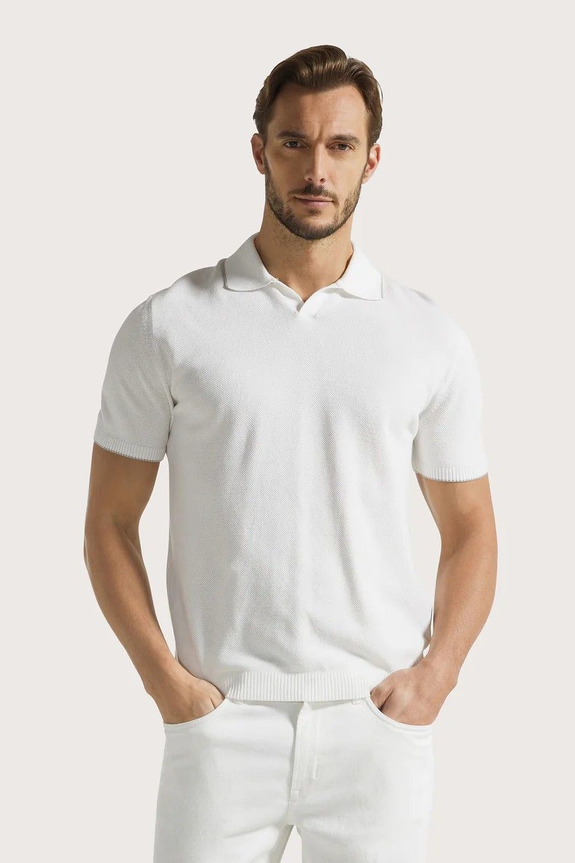 Seventy Homme polo Blanc
