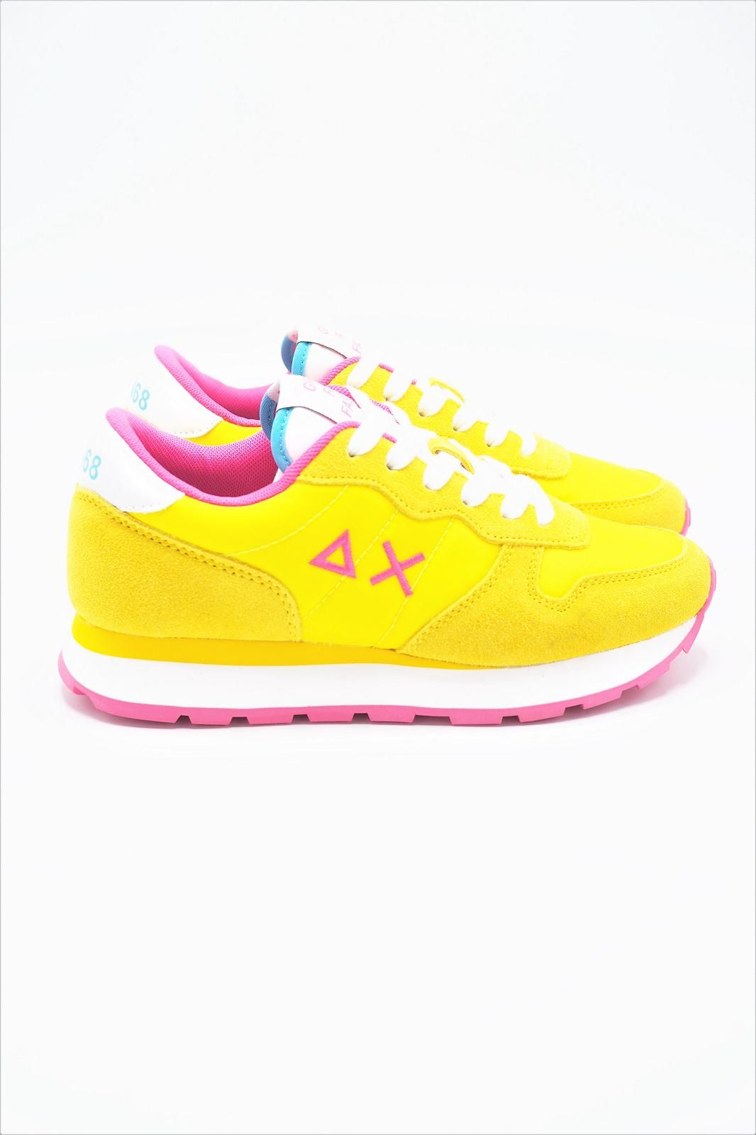 SUN68 basket bas Jaune SUN68 basket bas Jaune