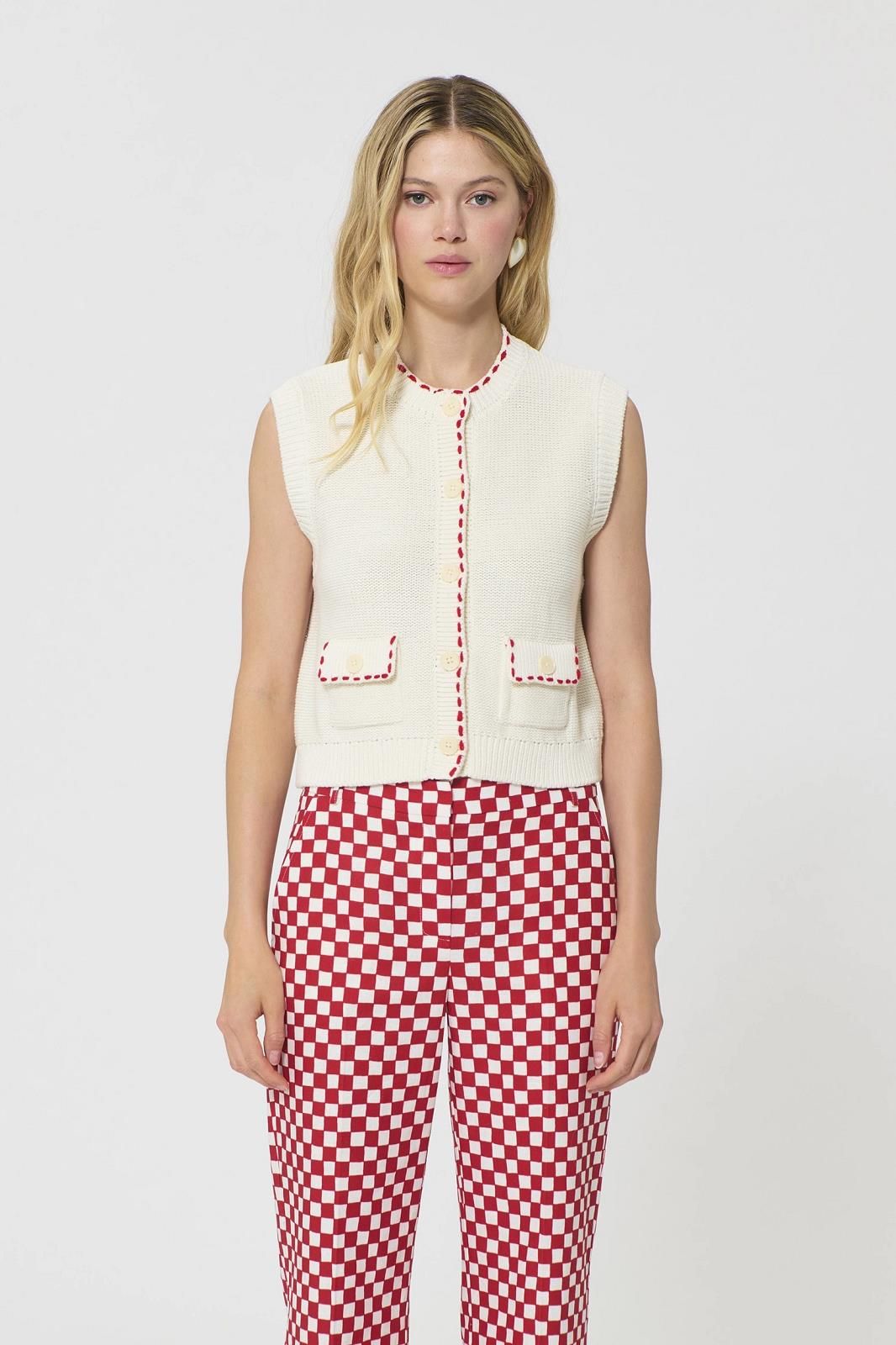 Tara Jarmon débardeur Ecru