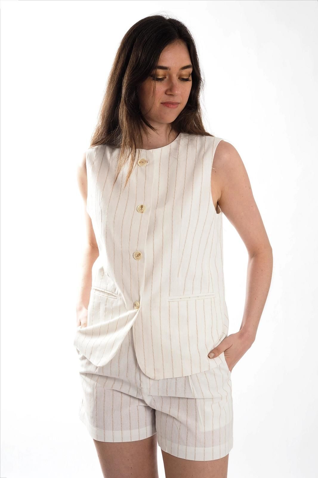 The Korner short Bleu