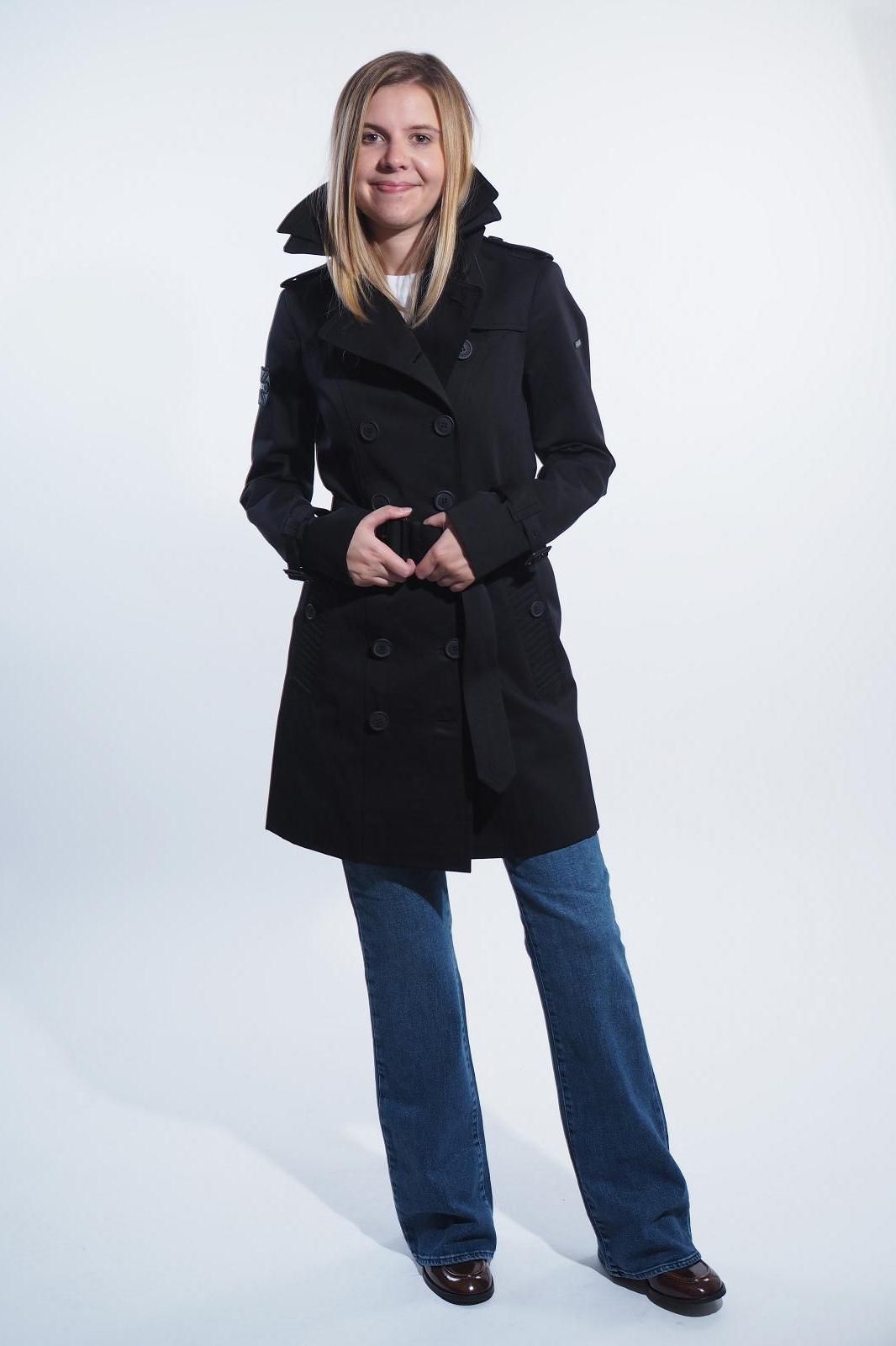Trench London manteau Noir Trench London manteau Noir