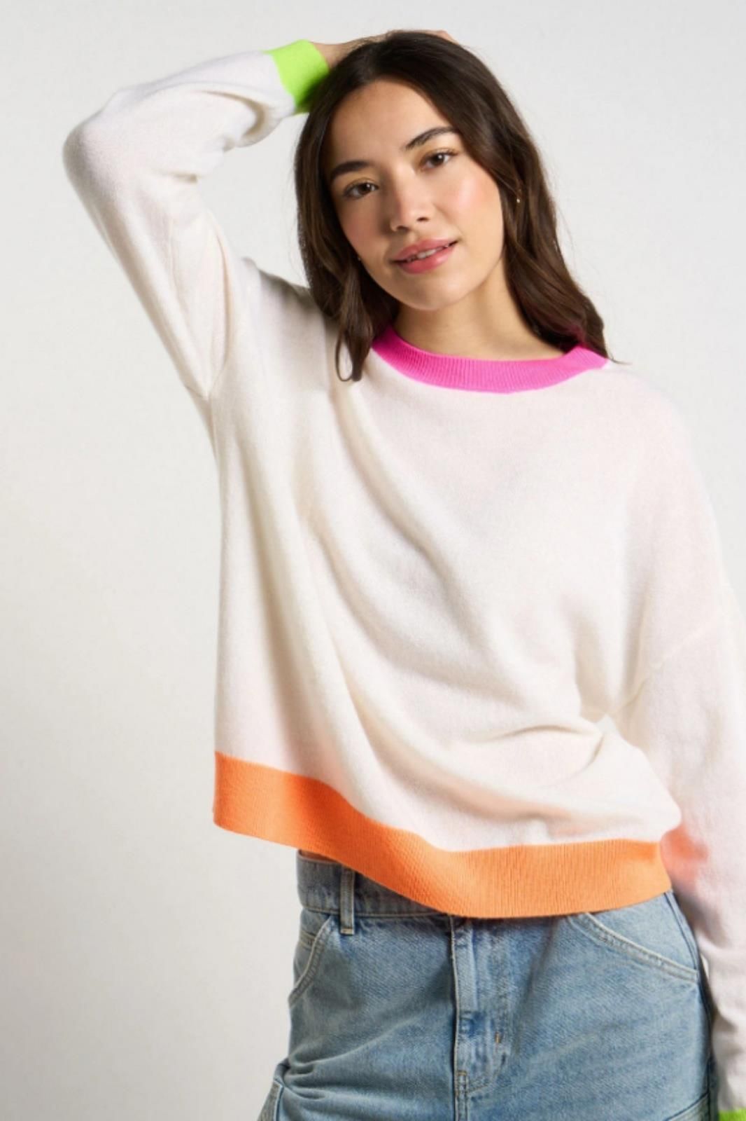 Tricots de Léa pull Ecru