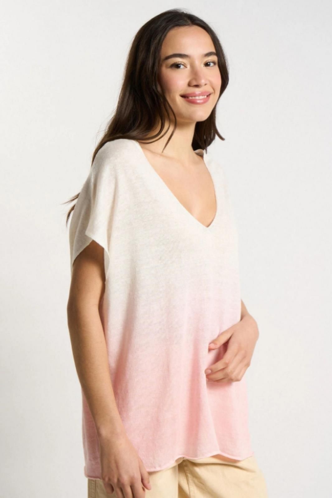 Tricots de Léa tee-Shirt Rose