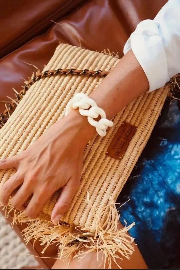 Vanessa Baroni Bracelet Ecru