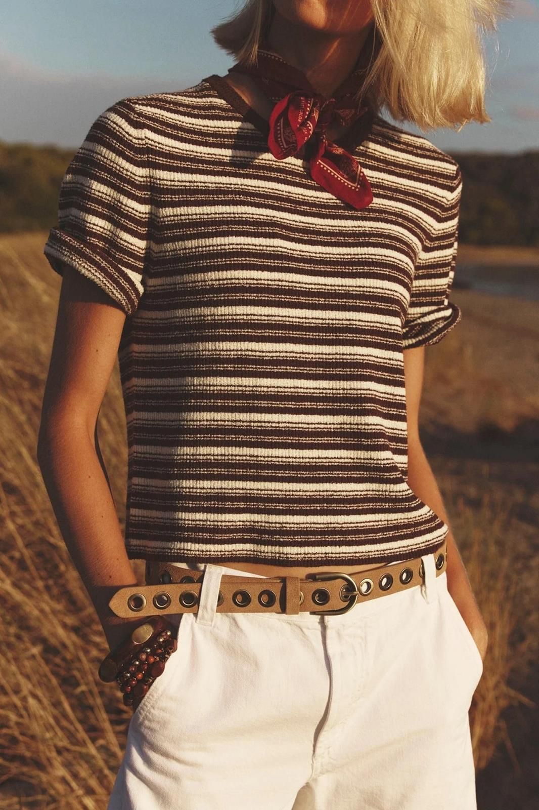 Xirena blouse Brun-multi