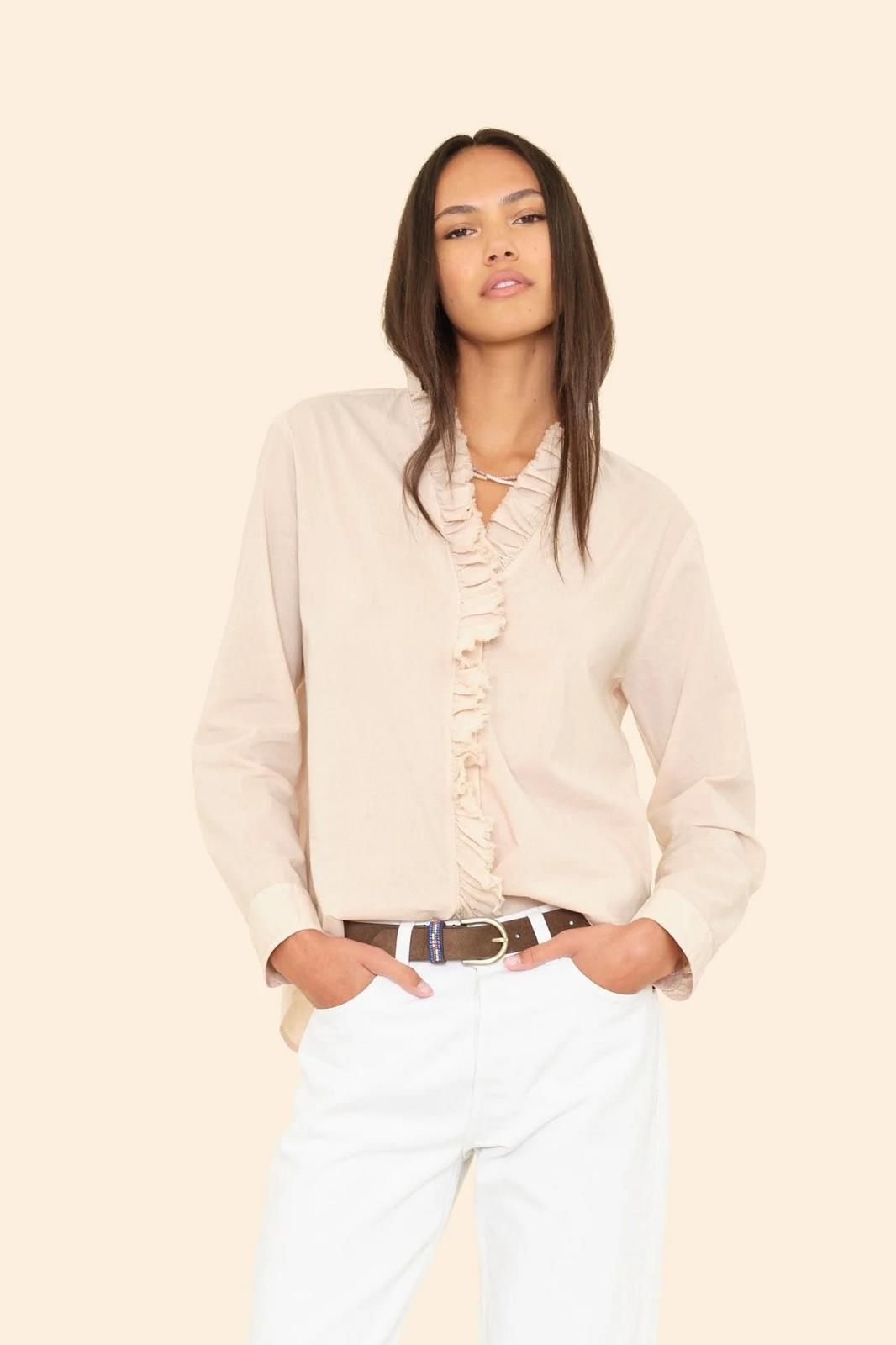 Xirena chemise Beige