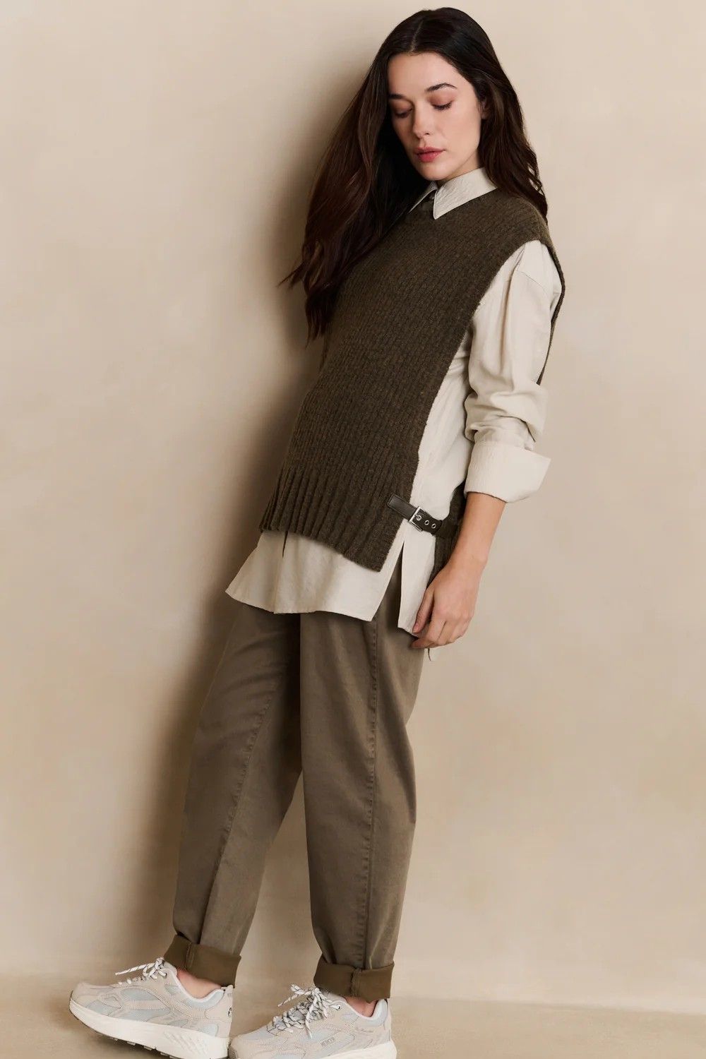 Yaya débardeur Brun Yaya débardeur Brun