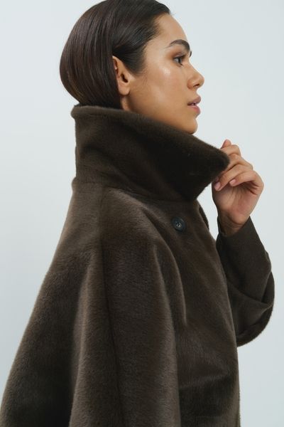 Yaya manteau Brun