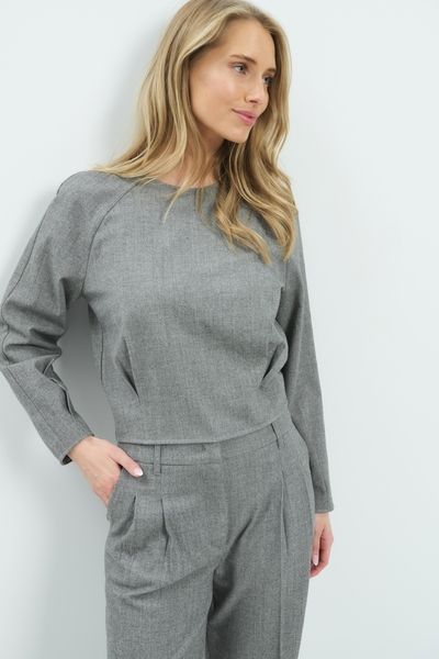 Yaya blouse Gris