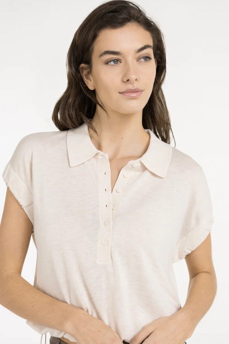 Yaya polo Ecru