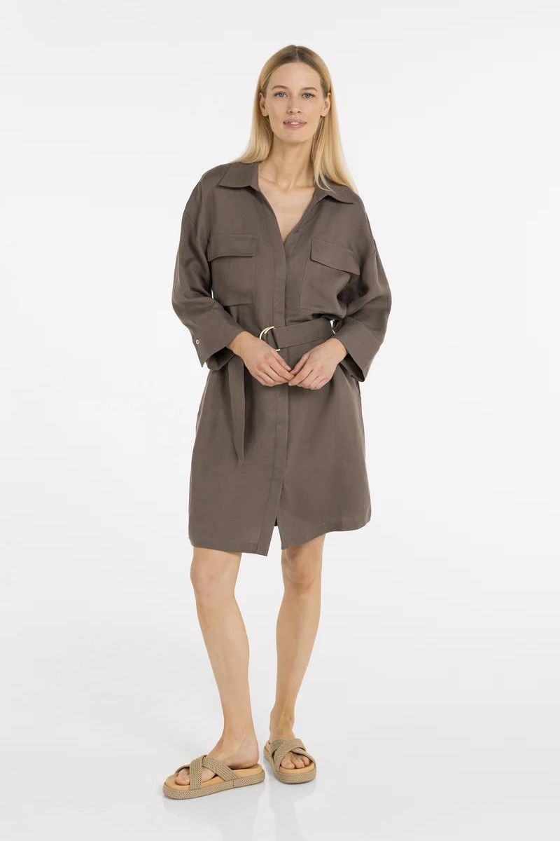 Yaya robe Brun