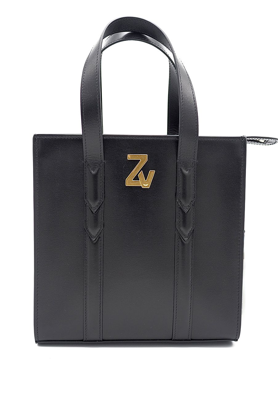 Mini sac shopper en cuir noir ZADIG & VOLTAIRE | Marine