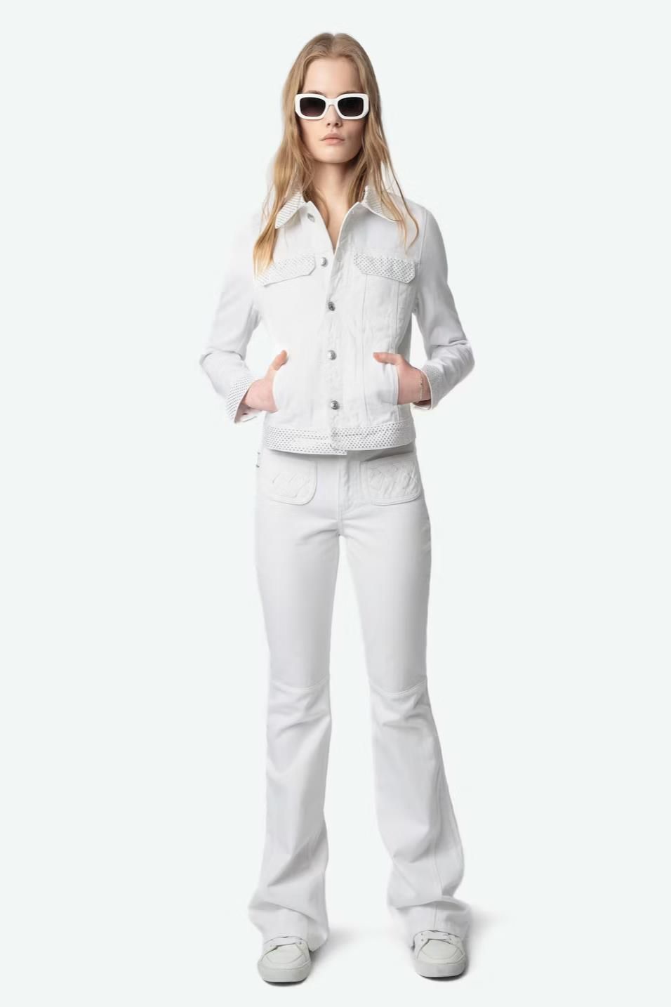 Zadig & Voltaire Femme veste Blanc Zadig & Voltaire Femme veste Blanc