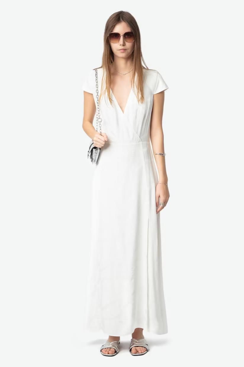 Zadig & Voltaire Femme robe Blanc Zadig & Voltaire Femme robe Blanc