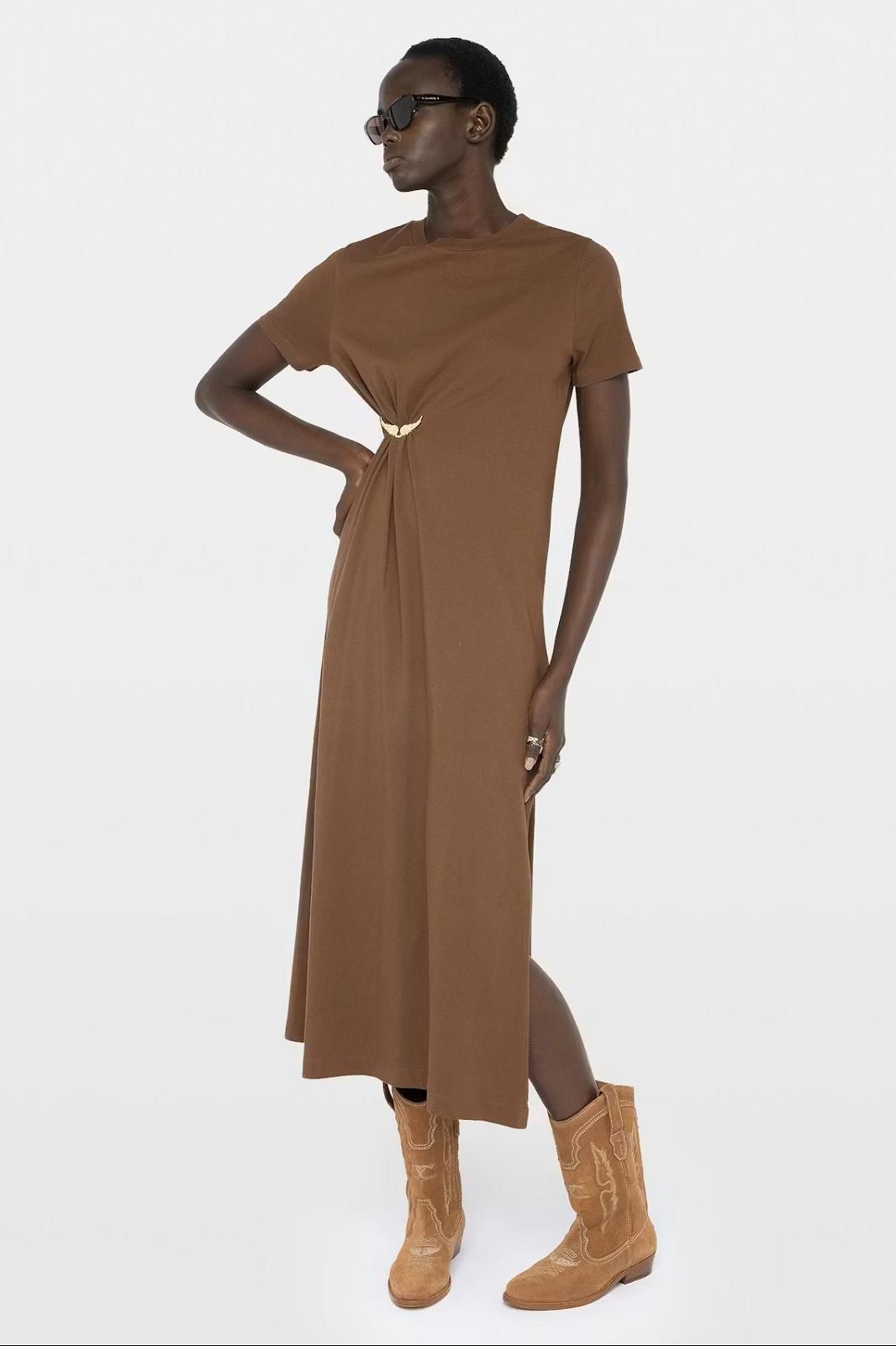 Zadig & Voltaire Femme robe Brun