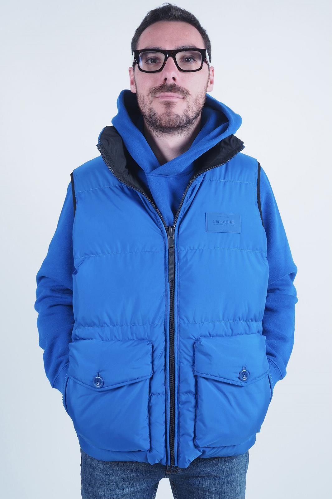 Zadig & Voltaire Homme manteau Bleu vif Zadig & Voltaire Homme manteau Bleu vif