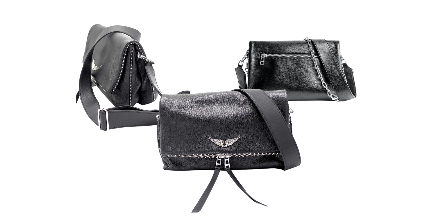 Image d'un sac Rocky  Zadig & Voltaire noir en cuir pour femme